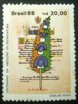 Selo postal COMEMORATIVO do Brasil de 1988 - C 1583 N