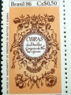 Selo postal COMEMORATIVO do Brasil de 1986 - C 1527 M