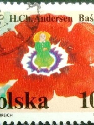 Selo postal da Polônia de 1987 The Little Mermaid