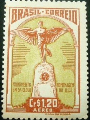 Selo postal AÉREO do Brasil de 1947 - A 62 N