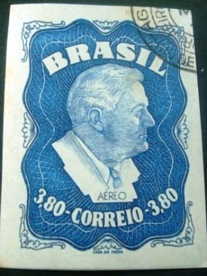 Selo postal do Brasil de 1949 Roosevelt - A 73 M1D