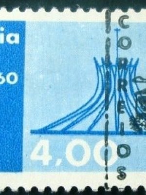 Selo postal do Brasil de 1960 Catedral - A 94 NCC