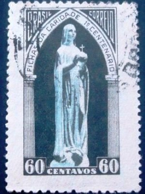 Selo postal comemorativo do Brasil de 1950 - C 252 U