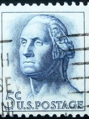 Selo postal dos Estados Unidos de 1962 George Washington xDr