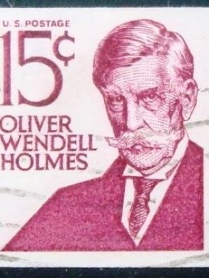 Selo postal dos Estados Unidos de 1979 Oliver Wendell Holmes IIIyC