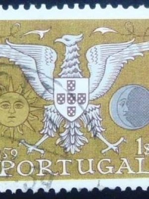 Selo postal de Portugal de 1959 Coat of Arms of Aveiro 1$