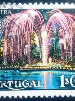 Selo postal de Portugal de 1968 Fireworks over Funchal - 1061 U