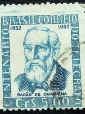 Selo postal comemorativo do Brasil de 1951 - C 279 U