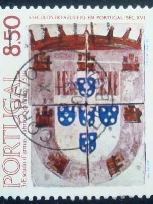 Selo postal de Portugal de 1981 Arms of Duke of Braganza