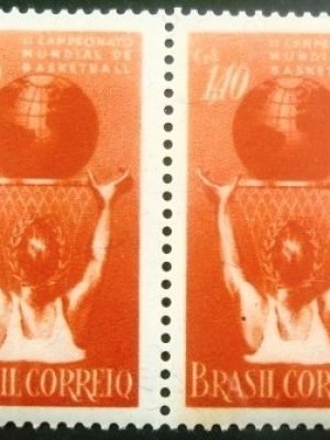 Par de selos postais COMEMORATIVOS do Brasil 1954 - C 353 M