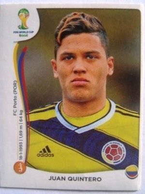 Figurinha 197 x - Juan Fernando Quintero Paniagua