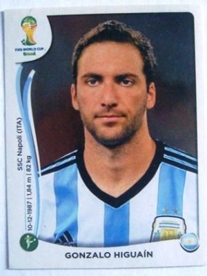 Figurinha 429 - Gonzalo Gerardo Higuaín - atacante argentino