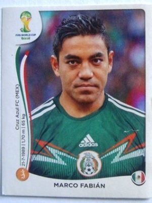 Figurinha FIFA nº 88x - 2014 - Marco Fabian
