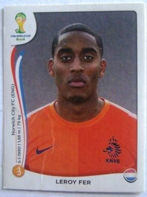 Figurinha nº 137 X Leroy Johan Fer - Meio campista