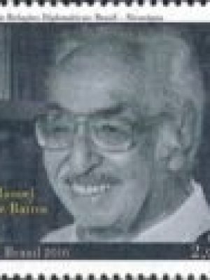 Selo postal do Brasil de 2016 Manoel de Barros M