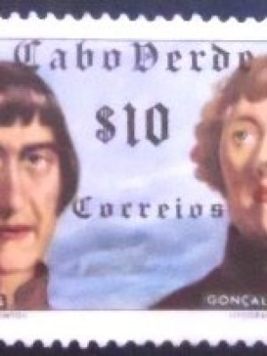 Selo postal de Cabo Verde de 1952 V. Dias and G. de Cintra