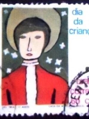 Selo do Brasil de 1971 Desenho de Tereza A. Prata Ferreira