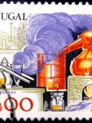 Selo postal de Portugal de 1980 Alembic - 1479 U