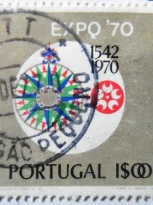 elo postal de Portugal de 1970 Expo 70 Osaka