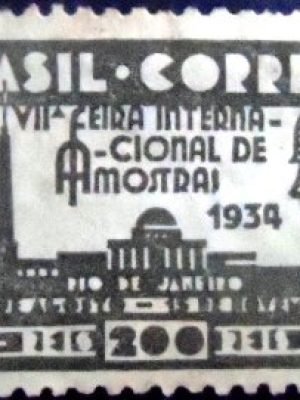 Selo postal comemorativo do Brasil de 1934 C 66