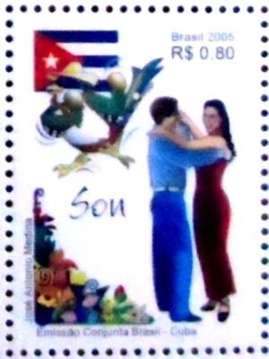 Selo postal do Brasil de 2005 Son