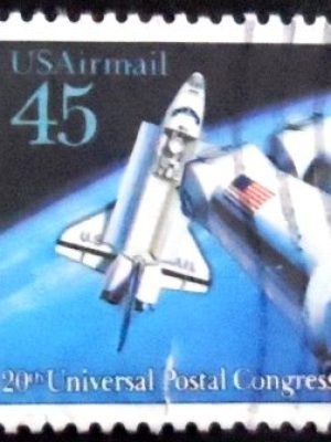 Selo postal dos Estados Unidos de 1989 Space Shuttle U