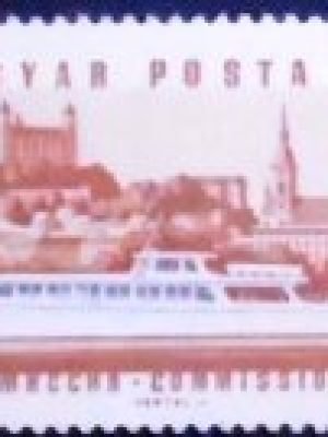 Selo postal da Hungria de 1967 Diesel Hydrobus