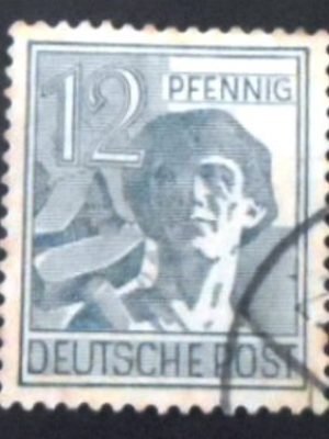 Selo da Alemanha de 1947 2st Allied Control Council Issue 12