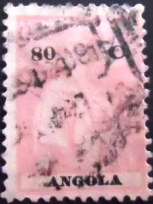 Selo postal de Angola de 1923 Ceres 80