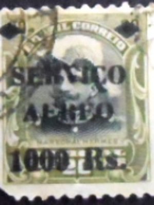 Selo postal Aéreo do Brasil de 1927 Hermes da Fonseca 1/20