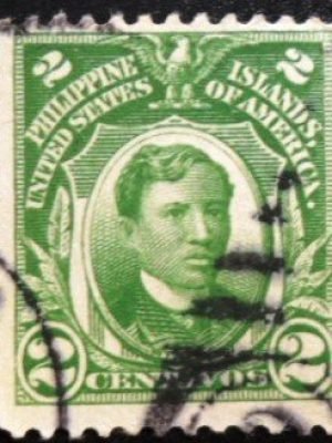 Selo postal das Filipinas de 1906 José Rizal 2