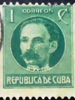Selo postal de Cuba de 1917 José Julian Marti