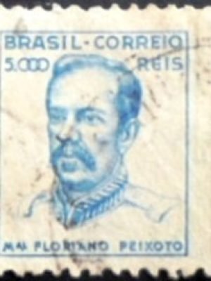 Selo postal do Brasil de 1942 Floriano Peixoto