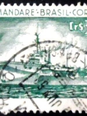 Selo postal de 1958 Almirante Tamandaré - C 399 U