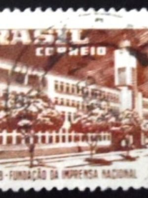 Selo postaldo Brasil de 1958 Imprensa Oficial - C 409 U