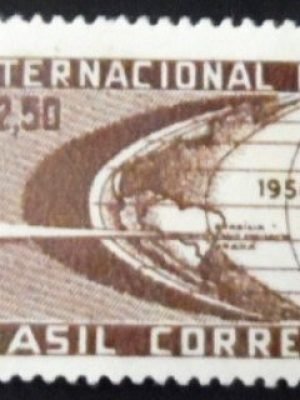 Selo postal do Brasil de 1958 Conferência de Investimentos