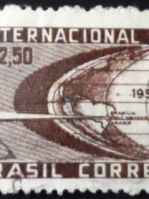 Selo postal do Brasil de 1958 Conferência de Investimentos - C 415 U