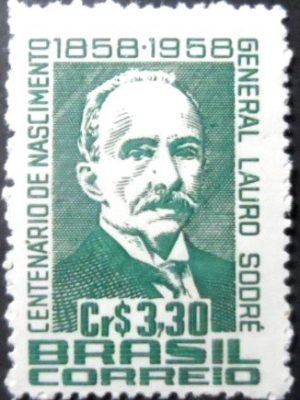 Selo postal de 1958 Lauro Sodré