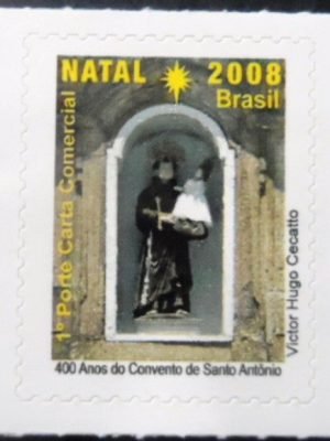Selo postal do Brasil de 2008 Santo Antônio