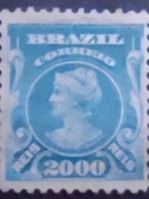 Selo postal do Brasil de 1915 Princesa Isabel - 150 N