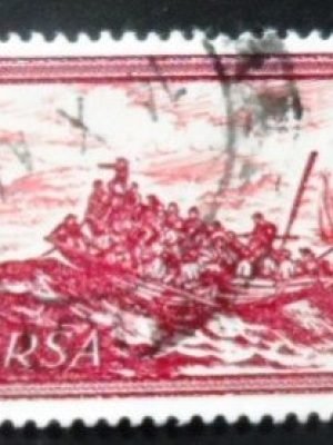 Selo postal da África do Sul de 1971 T. Baines