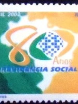 Selo postal COMEMORATIVO do Brasil de 2002 - C 2496 M