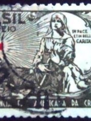 Selo postal comemorativo do Brasil de 1935 C 89 U