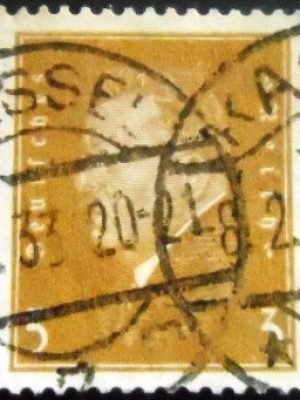 Selo postal da Alemanha Reich de 1928 Friedrich Ebert