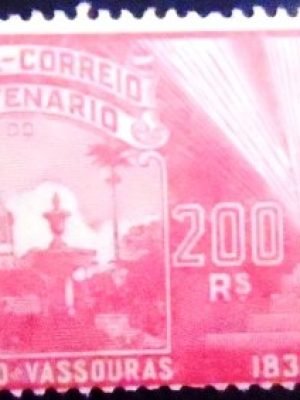 Selo postal do Brasil de 1933 Vassouras/RJ C 57 N