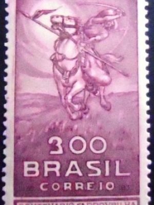 Selo postal do Brasil de 1935 Farrapos 300rs N