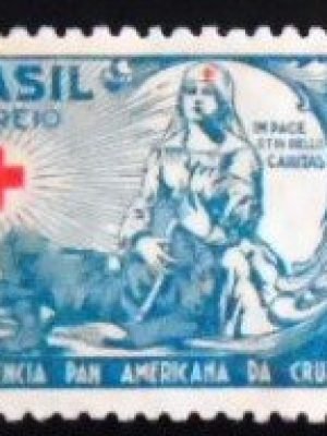 Selo postal comemorativo do Brasil de 1935 C 90 U