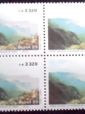 Quadra postal do Brasil de 1985 Aparados da Serra 3320