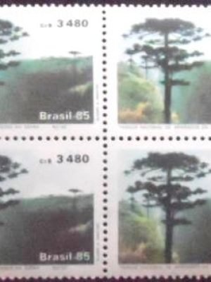 Quadra postal do Brasil de 1985 Aparados da Serra 3480