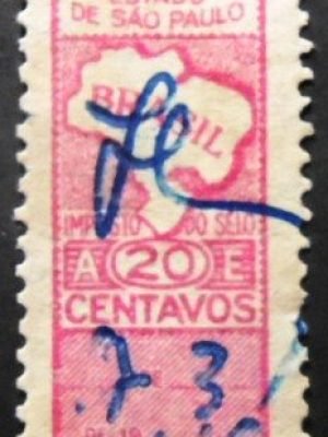 Selo fiscal Imposto do Selo - SP 0